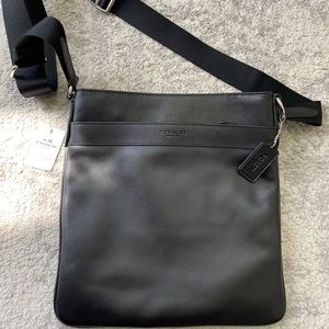 COACH- Black Crossbody Messenger Bag- New with Tag